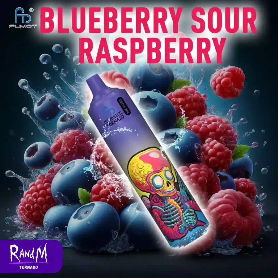 RandM Tornado 30K Blueberry Sour Raspberry Vape