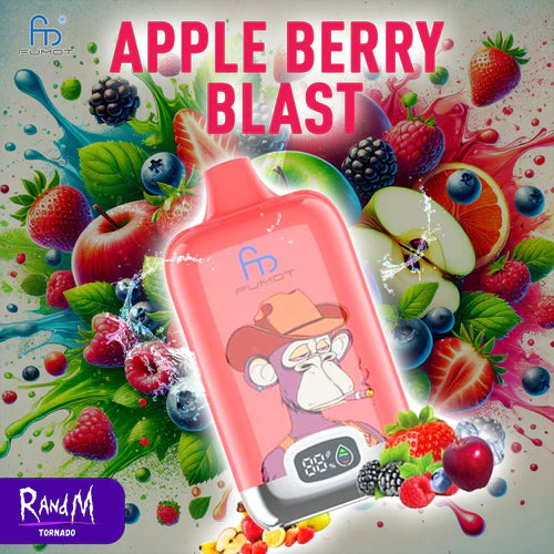 RandM Digital Box 12000 Puffs Apple Berry Blast
