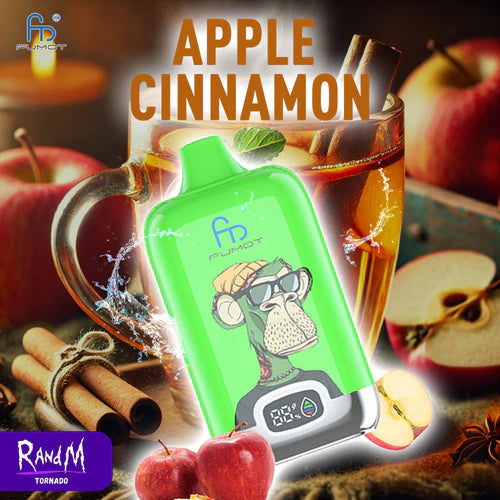 RandM 12000 Puffs Digital Box – Apple Cinnamon