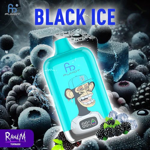 RANDM Vape Digital Box 12000 Black Ice