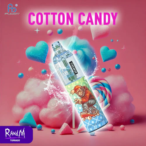 RandM Tornado 7000 Züge Cotton Candy